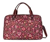 Oilily Wynona Weekender Joy Flowers Chocolate