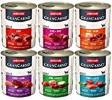 animonda Gran Carno adult Hundefutter, Nassfutter für erwachsene Hunde, Herzhafte Variation, 6 x 800 g