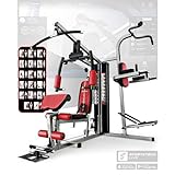 Kraftstation HGX100/HGX200/HGX300, Deutsche Qualitätsmarke, Heimtrainer, Bodybuilding Sportstech Multifunktions-Homegym mit Stepper und Powertower oder Beinpresse, Fitnessstation für Zuhause, Multigym