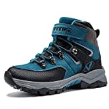 ELAPHURUS Kinder Winterstiefel Schneestiefel Warmfutter Wanderschuhe Jungen Stiefel Mädchen Baumwollschuhe Bequem Trekking Wanderstiefel,Saphir Blau, 40EU