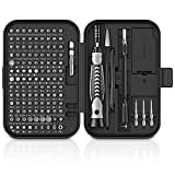 Kuptone 130-in-1 Präzisions-Bit-Set, Torx-Schraubendreher-Sets, Präzisions-Schraubendreher-Set, DIY Reparatur Werkzeug Set zur Befestigung von iPhone MacBook, Mini Schraubendreher Kit mit Etui