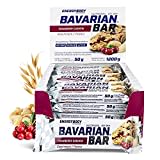 Energybody® Bavarian Bar Haferriegel "Cranberry-Cashew" 24x50g / Energieriegel als Oatsnack/Powerriegel Flapjack als Sportnahrung/Haferflocken Riegel, Kohlenhydrate Riegel als Sportlernahrung