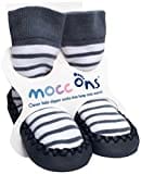 Mocc Ons 91320.0 Hüttenschuhe, Nautical Stripe, 18-24 m, mehrfarbig