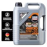 LIQUI MOLY Top Tec 4200 5W-30 New Generation | 5 L | Synthesetechnologie Motoröl | Art.-Nr.: 3707, farblos