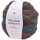 Rico Design Creative Melange Garzato aran, 200 g, ca. 700 m Senf/Petrol