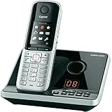 Gigaset SX810A Telefon, ISDN Schnurlostelefon / Mobilteil, Farbdisplay, Dect-Telefon, Anrufbeantworter, schnurloses Telefon, grau