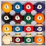 Collapsar Deluxe 5,4 cm Billard-Billardkugeln, Marmor-Stil, Billardball, komplettes 16 Bälle-Set (mehrere Stile erhältlich) (Pro Premium)