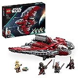 LEGO Star Wars Ahsoka Tanos T-6 Jedi Shuttle Set, baubares Raumschiff-Spielzeug mit 4 Minifiguren inkl. Sabine Wren und Marrok mit Lichtschwertern, Geschenk für Fans der Ahsoka-Serie 75362