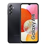 Samsung Galaxy A14 LTE Android Smartphone ohne Vertrag, 64 GB, 4 GB RAM, 6,6 Zoll Dynamic AMOLED Display, 5.000 mAh Akku, Black, Handy inkl. 30 Monate Herstellergarantie [Exklusiv bei Amazon]