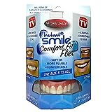 Instant Smile Comfort Fit Flex Kosmetische Zähne, natürlicher Farbton, komfortables oberes Furnier, 1 Größe passt den meisten