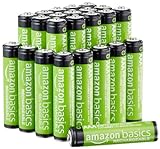 Amazon Basics AAA NiMH Batterien, 800 mAh, wiederaufladbar, 24 Stück