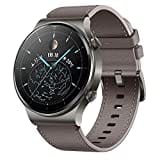 HUAWEI WATCH GT 2 Pro Smartwatch, 1,39 Zoll AMOLED HD-Touchscreen, 2 Wochen Akkulaufzeit, GPS & GLONASS, SpO2, 100+Trainingsmodi, Bluetooth-Anrufe, Herzfrequenzmessung, Deutsche Version, Nebula Gray