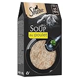 Animals Sheba Suppe mit Frischebeutel mit Hühnerfilets für Katzen, 4 x 40 g, 4 Stück