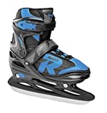 Roces Kinder Jokey Ice 2.0 Boy Verstellbarer Schlittschuh, black-astro blue, 38-41 EU