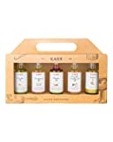 LAUX Öl Geschenkbox - 5er Set mit Olivenöl, Wallnussöl, Provence & Kräuter Knoblauch Öl - Ideal als Salat & Gemüse Topping - Geschenk zu Ostern (5 x 40ml)