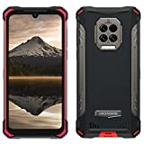 DOOGEE S86 Pro Outdoor Smartphone ohne Vertrag, Infrarot-Stirnthermometer, 8500mAh Akku, 8GB+128GB, IP68&IP69K Wasserdicht Handy, 2W Lautsprecher, 16MP Quad-Kamera, 6.1'' Gorilla Glas NFC Rot