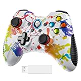 EasySMX Game Controller, Wireless Gamepad mit Dual Vibration PC Gaming Controller für PS3, Windows 10/8/7, PC, Laptop, Android TV Box