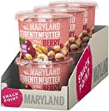 Maryland Studentenfutter Berry 275g Becher Vorratspack Cranberries, Erdnusskerne, Walnusskerne, Mandeln (blanchiert) und Cashewkerne Ohne Rosinen (6 x 275g)