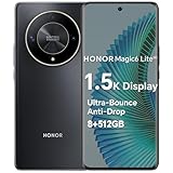 HONOR Magic6 Lite Smartphone 5G, Dual SIM NFC Android Mobile Phones Without Contract(512GB/8GB RAM,5300 mAh, Ultra-Bounce Anti-Drop AMOLED Display,Snapdragon 6 Gen 1,108MP),Midnight Black