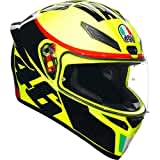 AGV K1 S Grazie Vale Integralhelm (schwarz/gelb/rot), L (59)