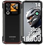 DOOGEE Blade 10 MAX Outdoor Handy Ohne Vertrag Android 14,10300mAh, 20GB+256GB/2TB TF Outdoor Smartphone Ohne Vertrag, 6.72" FHD+, 50MP+8MP, 1.54" IPS-Multifunktionsdisplay auf der Rückseite,NFC/IP68