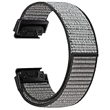 XANS Nylon Armband Kompatibel mit Garmin Fenix 7/7 Pro/Fenix6/6 Pro/Fenix5/5 Plus, 22mm Uhrenarmband für Garmin Forerunner 965/955/945/935/Approach S60/S62/Quatix 6/5/Epix Sport Ersatzarmband