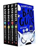 The Bad Guys Episodes 9-16 Collection 4 Books Set by Aaron Blabey (Big Bad Wolf/Baddest Day Ever, Dawn of the Underlord/The One, Cut to the Chase/They're Bee-Hind You,Open Wide and Say Arrgh/Others)