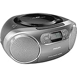 Philips Audio CD-Radio mit Dab+-Kassette (Dynamic Bass Boost) Silber, AZB600/12