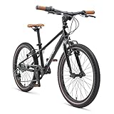 BIKESTAR Leichtgewicht 8 kg Kinder Fahrrad Aluminium ab 6 Jahre | 20 Zoll 7 Gang Shimano | Schwarz