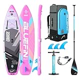 Bluefin Cruise 10'8 Aufpumpbares Paddleboard| SUP-Board für Erwachsene| Bluefin Cruise 10'8 SUP| Tragbar & Reisesicher | Paddleboard-Paket| Inklusive Paddleboard-Zubehör