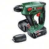 Bosch Uneo Maxx Akku-Bohrhammer, inkl. 2x 2.0 Ah Akku, Ladegerät, Koffer