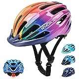 Fahrradhelm Kinder Jungen 52-58CM, Kinder Fahrradhelm mit Licht Kinder Fahrradhelm Mädchen Kinderhelm Mehrere Fahrrad Helm Kind Belüftung Helm Kinder 5-13 Jahre Schutzhelm