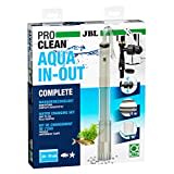 JBL PROCLEAN AQUA IN-OUT COMPLETE 6142100, Wasserwechselset für Aquarien, Inkl. Bodenreiniger, Schlauch und Ansaugpumpe, Anschluss an Wasserhahn, Mehrfarbig