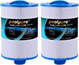 POOLPURE Spa Filter, Whirlpool Filter Replacement for Unicel 6CH-940, Pleatco PWW50P3, PWW50-P3, Filbur FC-0359, Waterway Plastics 817-0050, 25252, 378902, 03FIL1400 (Pack of 2)