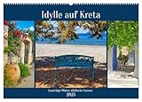 Idylle auf Kreta (Wandkalender 2025 DIN A2 quer), CALVENDO Monatskalender