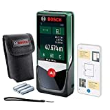 Bosch Laserentfernungsmesser PLR 50 C (Distanz bis 50m präzise messen, Touch-Display, Messfunktionen mit integrierter Hilfe)