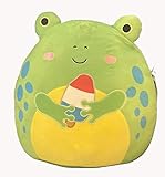 Squishmallows Limell der Frosch mit Eis am Stiel, offizielles Lizenzprodukt, Kellytoy Plüsch, Sammlerstück, weiches Quetsch-Plüschtier, fügen Sie Ihrem Sommerteam hinzu, Geschenk für Kinder, 40,6 cm