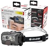 Ledlenser HF8R Signature Stirnlampe Led wiederaufladbar | LED Kopflampe 2000 Lumen | hands-free Adventure | Outdoor | Stirnlampe Rotlicht | Headlamp | wasserdichte Kopflampe angeln