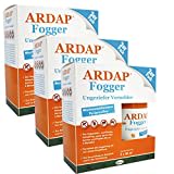 Quiko 3 x 2 x 100ml Ardap Fogger Doppelpack Ungeziefer Vernebler für 2 Räume bis 30 m²