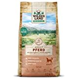 Wildes Land - Nr. 3 Pferd - 12 kg - mit Kartoffeln und Wildkräutern - Glutenfrei & Hypoallergen - Trockenfutter für Hunde - Hundefutter mit hohem Fleischanteil Hohe Verträglichkeit