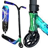 F26 Ethic DTC Erawan V2 M 85cm Stunt-Scooter I Leichter I Park I Hybrid I Street I Tret I Trick I Kinder I Roller I Lightweight I Freestyle Blau Galaxy Iridium