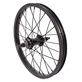 KHE 16" Zoll BMX Hinterrad schwarz 28mm Alu TDI Felge 28H 10mm Nabe gedichtet