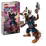 LEGO Marvel Rocket & Baby Groot, baubares Superhelden-Spielzeug für Kinder aus Marvel Studios' Guardians of The Galaxy, Figur für Rollenspiele, Geschenk für Jungs und Mädchen ab 10 Jahren 76282