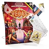 CRIMECASES Krimi Rätsel Adventskalender 2024 "Der Vegas Fall" I Escape Adventskalender für Erwachsene I 24 spannende Rätsel, ideal für Krimi- und Escape-Room-Fans