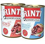 Rinti Kennerfleisch Multipack Junior 24 x 800 g mit Huhn und Rind