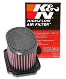 K&N YA-6814 Motorrad Luftfilter, Rot