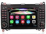 iFreGo 7 Zoll 2 Din Touchscreen Autoradio Für Mercedes Benz W169 A Klasse,W245 B-Klasse,W639 Viano, W906 Sprinter,GPS Navigation, 7 Farben Autoradio DVD CD, Autoradio Bluetooth,AutoradioDAB+