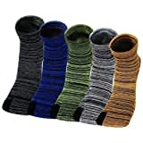 Flip Flop Tabi Socken für Herren: Japanische Socken mit Zwei Zehen Herren 2 Zehensocken Baumwolle Sneaker Lustig Bunt Geta Socken für Männer Größe 40-45 5 Paare