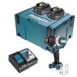 Makita DTW1002RMJ Schlagschrauber, 18 V, 1000 Nm, 1/2 Zoll (2 x 4,0 Ah) aus Makpac