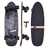 Apollo Surfskate pro Board | midi Longboard für Erwachsende, Kinder mit hochwertiger Surf Skate Achse | Mini Cruiser Board für Streetsurf | Carving & Pumping, Skateboard Kinder ab 6 Jahre